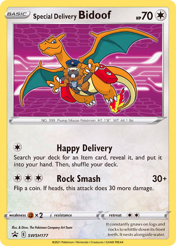 Special Delivery Bidoof (SWSH177) [Sword & Shield: Black Star Promos]