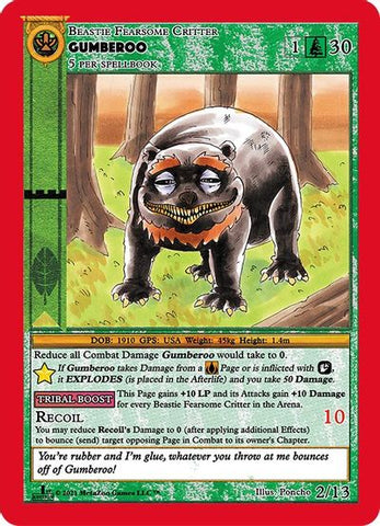 Gumberoo [Cryptid Nation: First Edition Dungavenhooter Deck]