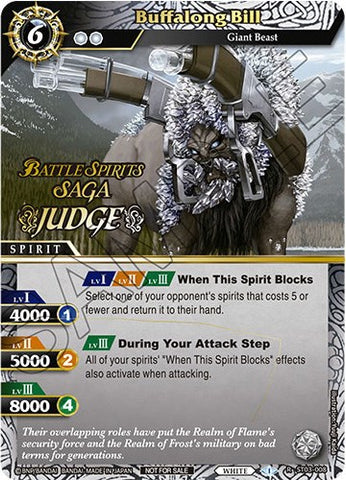 Buffalong Bill (Judge Pack Vol. 1) (ST03-008) [Battle Spirits Saga Promo Cards]