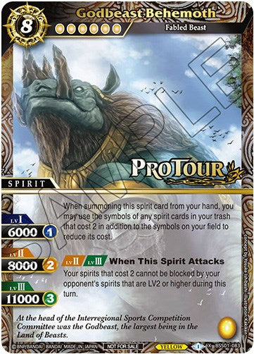 Godbeast Behemoth (X Rare Special Pack Vol. 1) (BSS01-083) [Battle Spirits Saga Promo Cards]