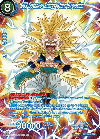 SS3 Gotenks, Energy Storm Explosion (SPR) (BT25-058) [Legend of the Dragon Balls]