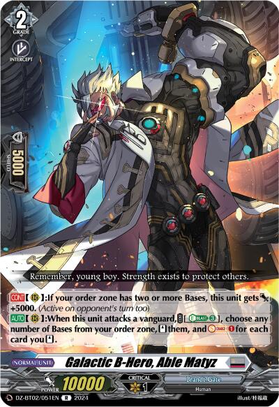 Galactic B-Hero, Able Matyz (DZ-BT02/051EN) [Illusionless Strife]