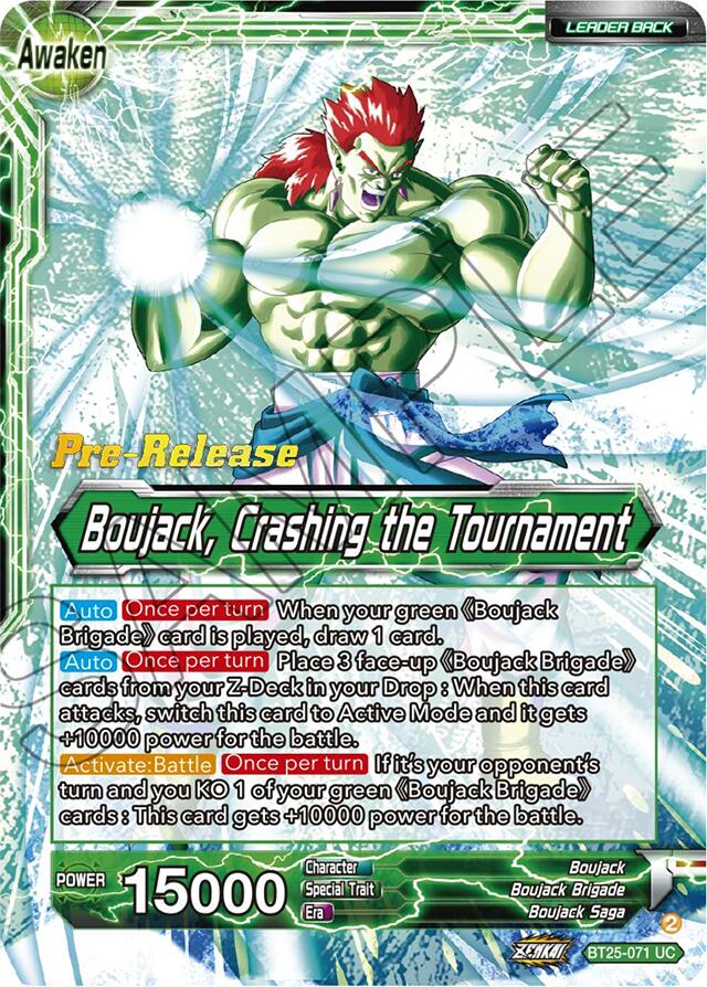 Boujack Brigade // Boujack, Crashing the Tournament (BT25-071) [Legend of the Dragon Balls Prerelease Promos]