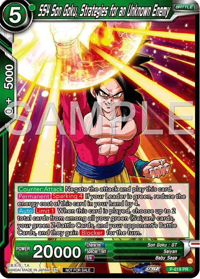 SS4 Son Goku, Strategies for an Unknown Enemy (Deluxe Pack 2024 Vol.2) (P-619) [Promotion Cards]