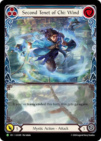 Second Tenet of Chi: Wind [LGS305] (Promo)  Rainbow Foil