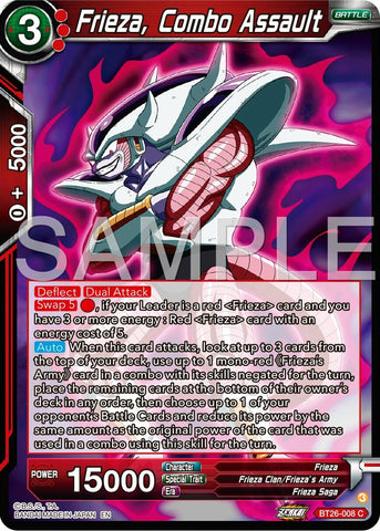 Frieza, Combo Assault (BT26-008) [Ultimate Advent]