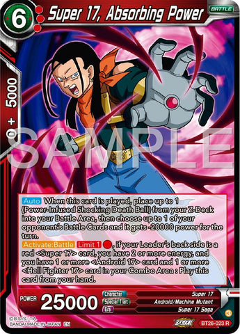 Super 17, Absorbing Power (BT26-023) [Ultimate Advent]