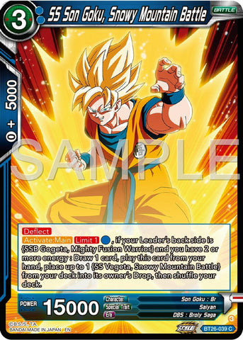 SS Son Goku, Snowy Mountain Battle (BT26-039) [Ultimate Advent]