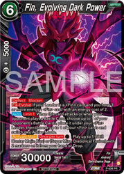 Fin, Evolving Dark Power (Zenkai Series Tournament Pack Vol.9) (P-639) [Promotion Cards]