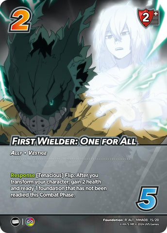 First Wielder: One for All (Alternate Art) [Challenger Series: My Hero Academia - Dark Hero Arc]