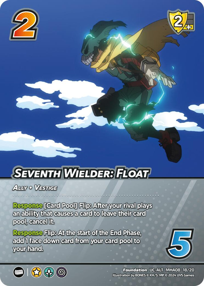 Seventh Wielder: Float (Alternate Art) [Challenger Series: My Hero Academia - Dark Hero Arc]