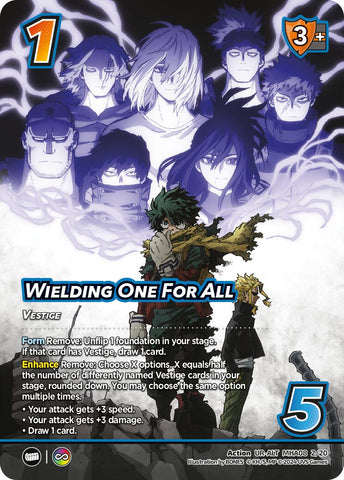 Wielding One For All (Alternate Art) [Challenger Series: My Hero Academia - Dark Hero Arc]