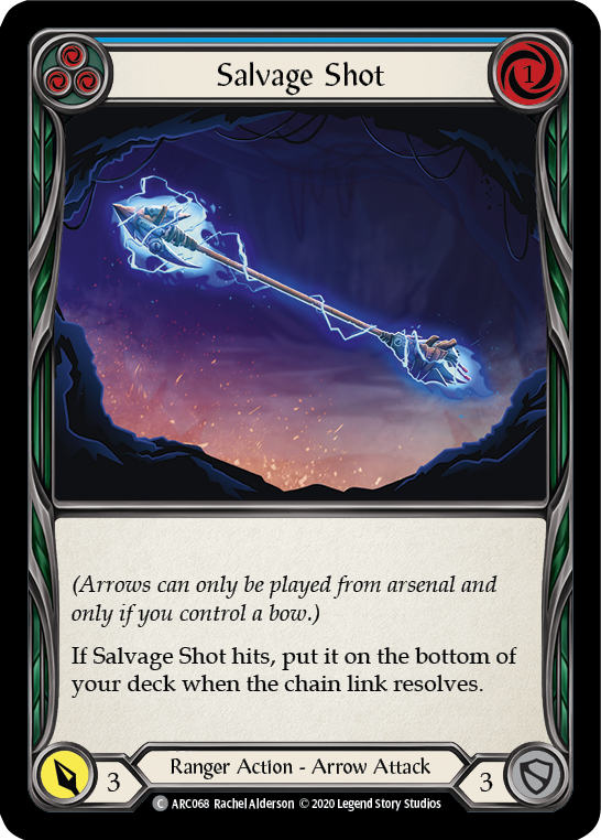 Salvage Shot (Blue) [ARC068] Unlimited Rainbow Foil