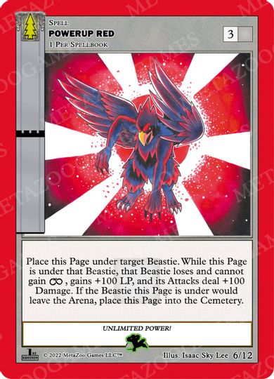Powerup Red (Forest) [Cryptid Nation: Wilderness First Edition Theme Deck]