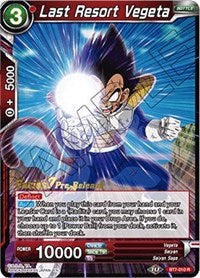 Last Resort Vegeta (Assault of the Saiyans) [BT7-010_PR]