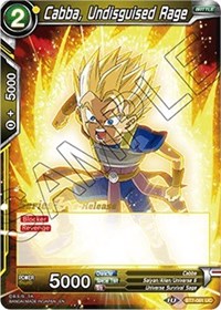 Cabba, Undisguised Rage (Assault of the Saiyans) [BT7-081_PR]