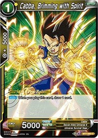 Cabba, Brimming with Spirit (Assault of the Saiyans) [BT7-082_PR]