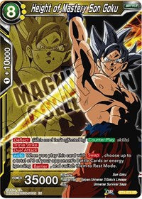 Height of Mastery Son Goku [BT4-075]