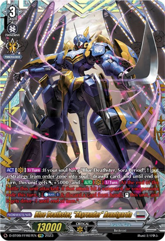 Blue Deathster, "Skyrender" Avantgarda (D-BT09/FFR07EN) [Dragontree Invasion]