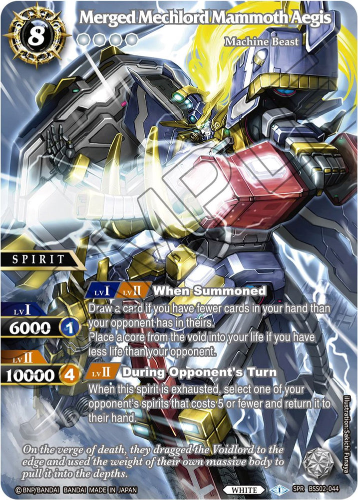 Merged Mechlord Mammoth Aegis (Special Rare) (BSS02-044) [False Gods]