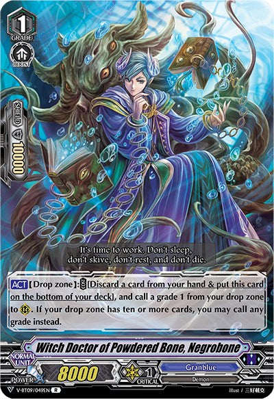 Witch Doctor of Powdered Bone, Negrobone (V-BT09/049EN) [Butterfly d'Moonlight]