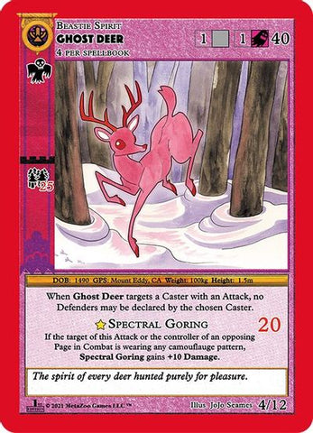 Ghost Deer [Cryptid Nation: First Edition Waheela Deck]
