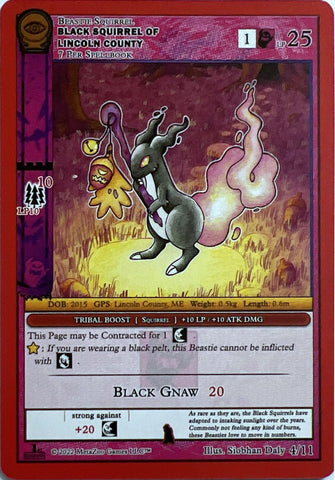 Black Squirrel of Lincoln County [Seance: First Edition Release Event Deck]