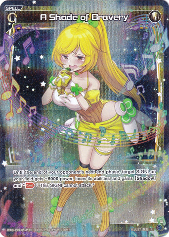 A Shade of Bravery (Parallel Foil) (WXDi-P02-055P) [Changing Diva]