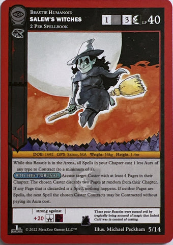 Salem's Witches [Seance: First Edition Release Event Deck]