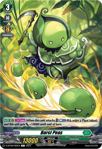 Burst Peas (D-BT09/089EN) [Dragontree Invasion]