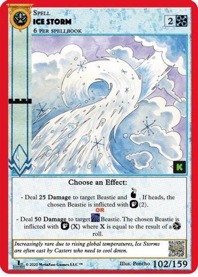 Ice Storm [Cryptid Nation: Kickstarter Edition]